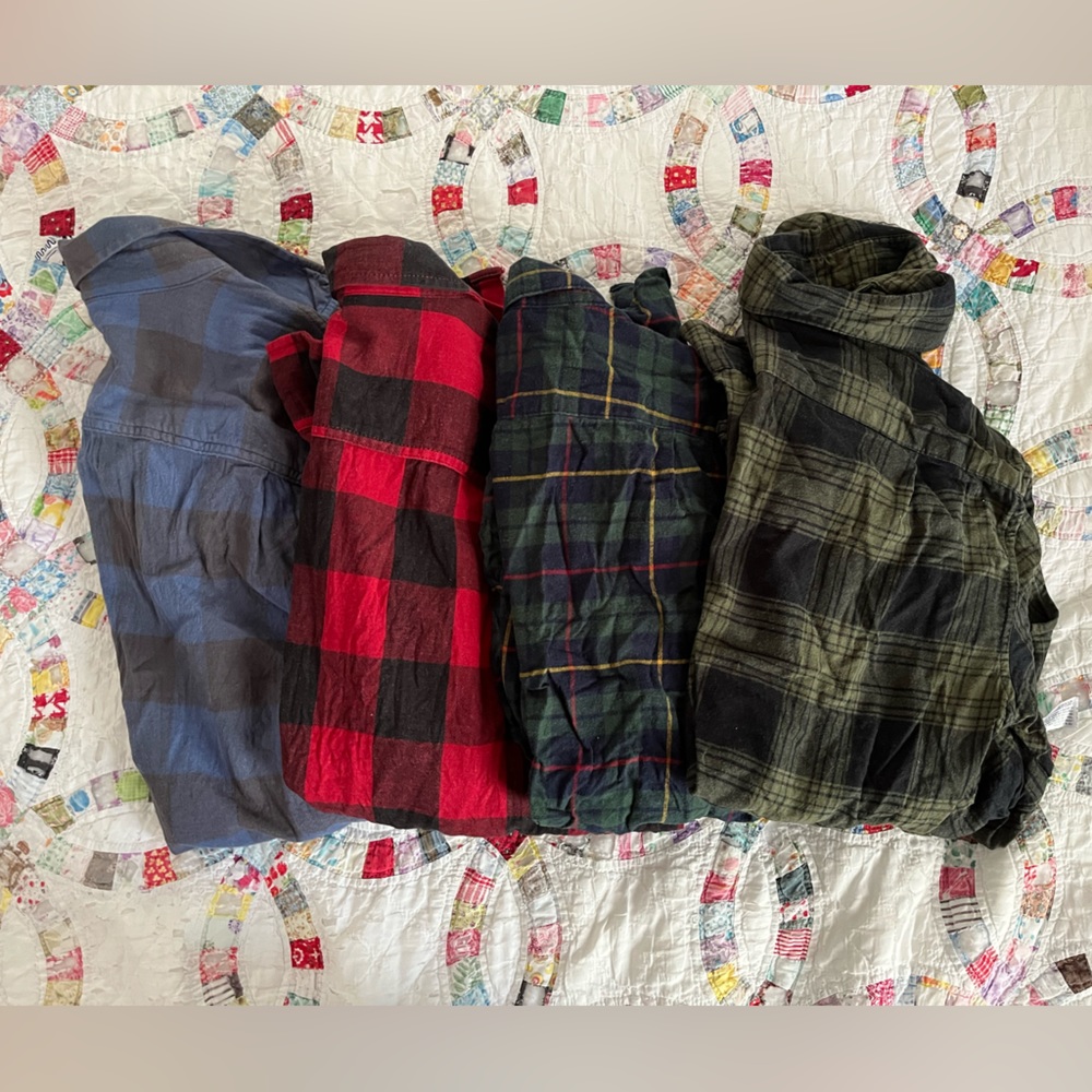 Bundle of 4 Flannels